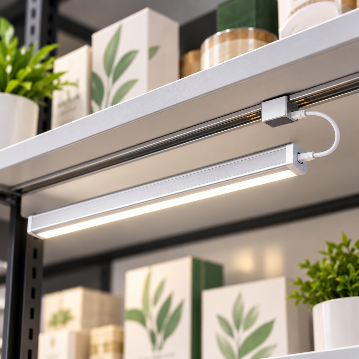 Magnetic Mounting vs Magnetic Power Pickup for Shelf LED Lighting