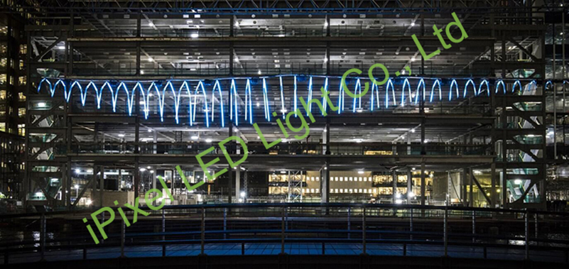 France Linear Lighting Project with WS2815 Dual-Signal RGB LED Strip image 2