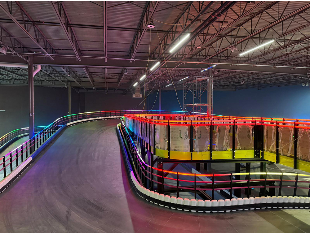 Kart Track Pixel Lighting Project with WS2811 30LEDs/m SPI RGB LED Strip image 3