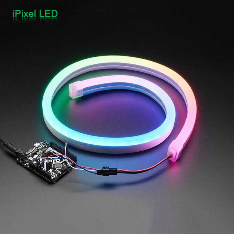 UK Theater Decoration Project | 12×20mm Single-Sided Side-Emitting SPI Digital RGB Neon Flex (N012060CC3SF / N012060CB3SF)