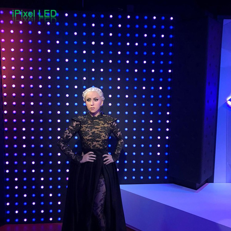 Madame Tussauds Amsterdam Wall Decoration | Ø26mm Frosted RGB LED Pixel Dot (P026003CB3SC)