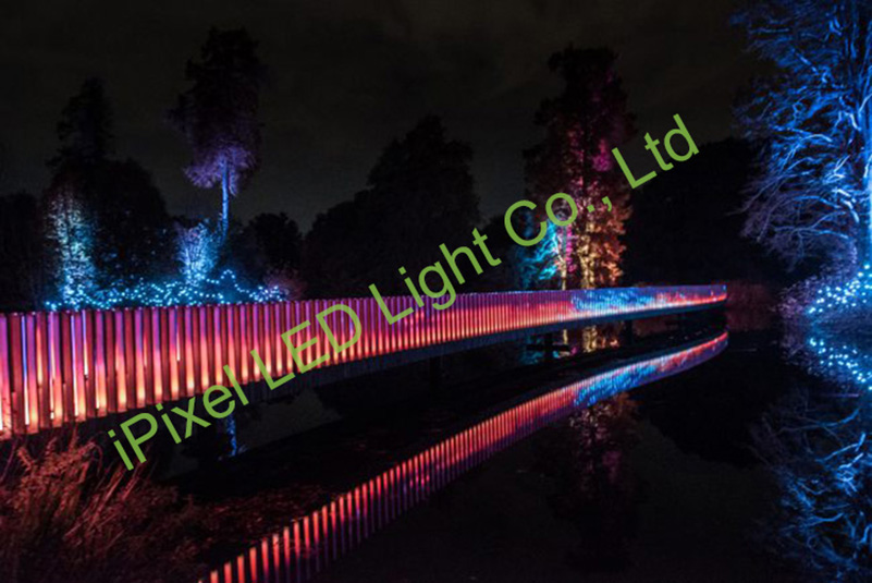 16-Pixel DMX512 Addressable RGB Guardrail Tube Aluminum + PC Cover 1m IP65 B050048DB3DG image 2