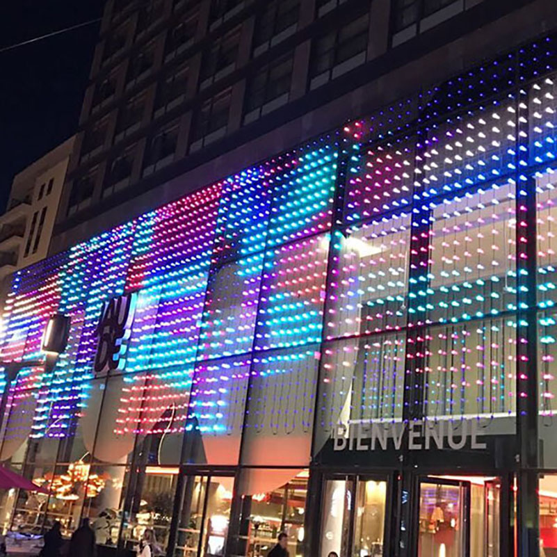 France Big Mall Decoration | Ø50mm DMX512 RGB 360° LED Pixel Ball (P050006CC3DB8)