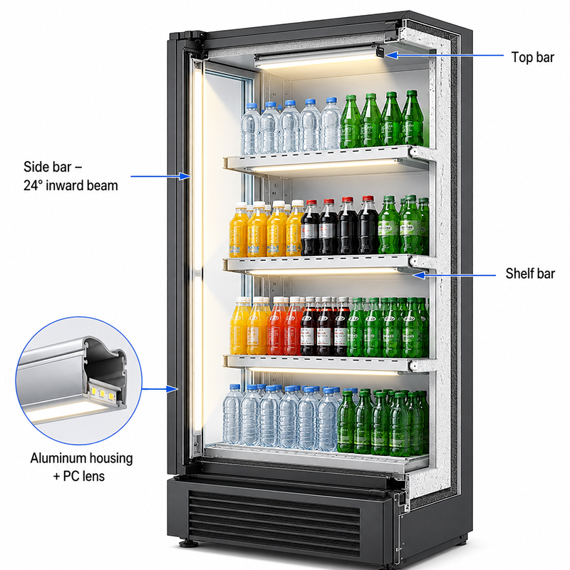 1. What to Consider When Designing LED Rigid Bars for Refrigerated Displays
