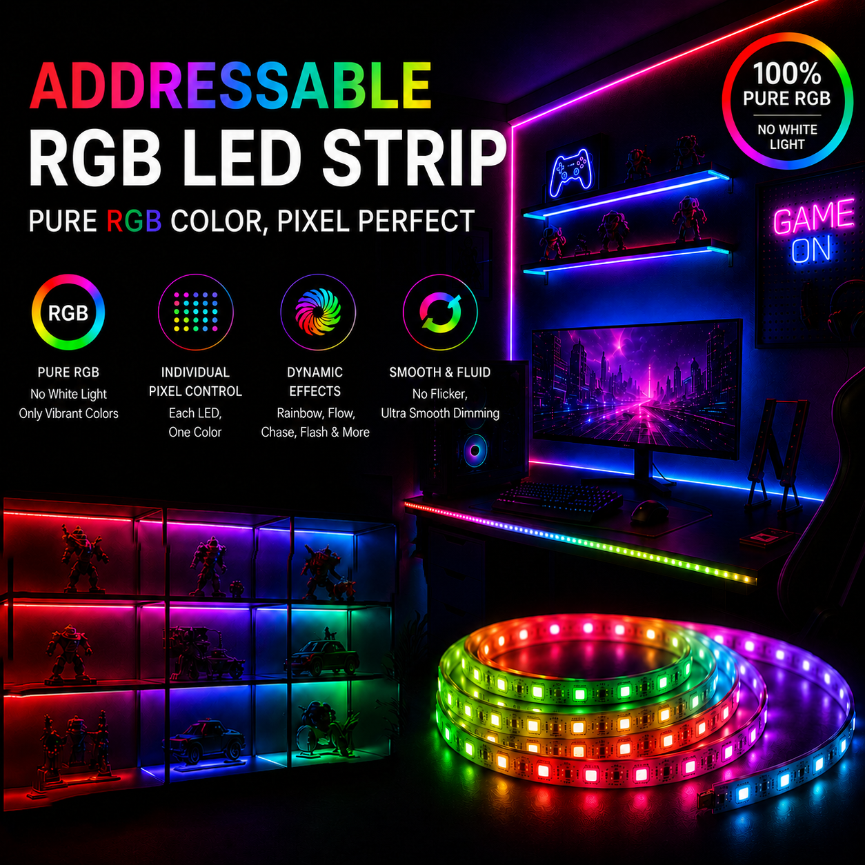 Addressable RGB LED
