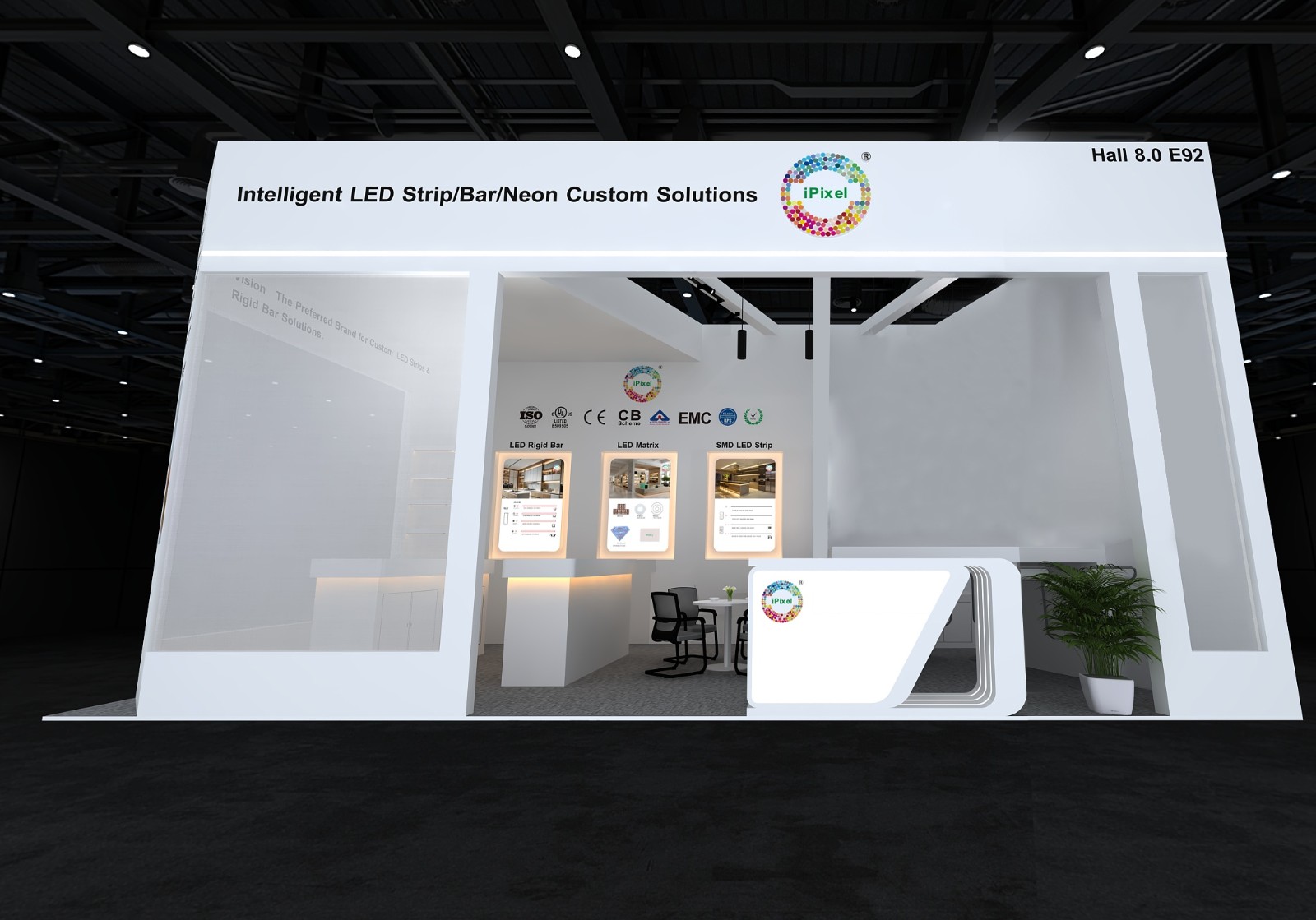 Linear LED lighting for professional and industrial applications