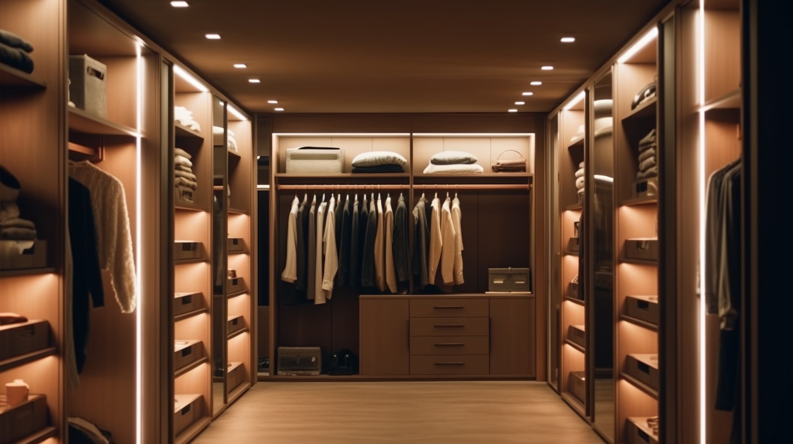 Furniture and cabinet LED lighting application in an Italian OEM project with annual volume of 10000 sets