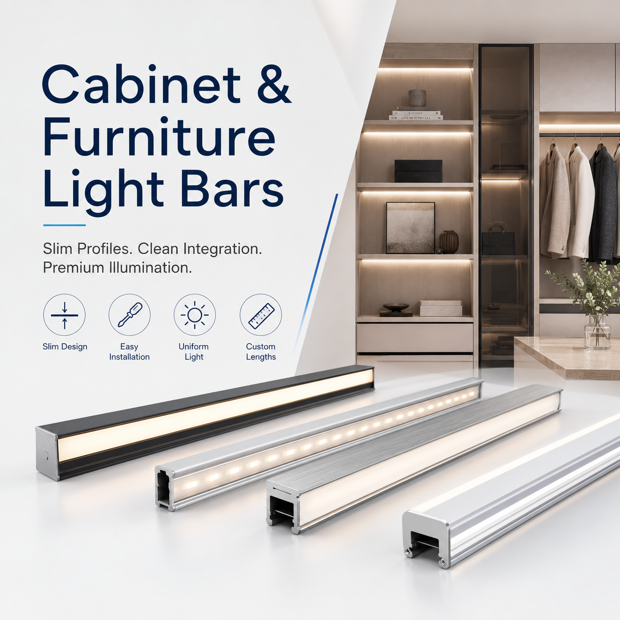 Cabinet & Furniture Light Bars