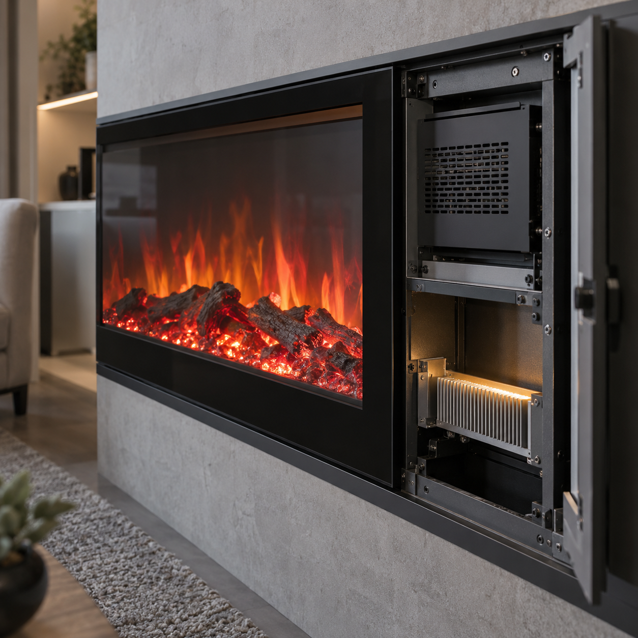 LED Lighting Safety for Electronic Fireplaces
