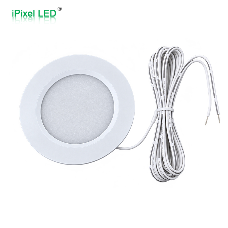 24V Recessed LED Puck Light for Cabinets – 6814