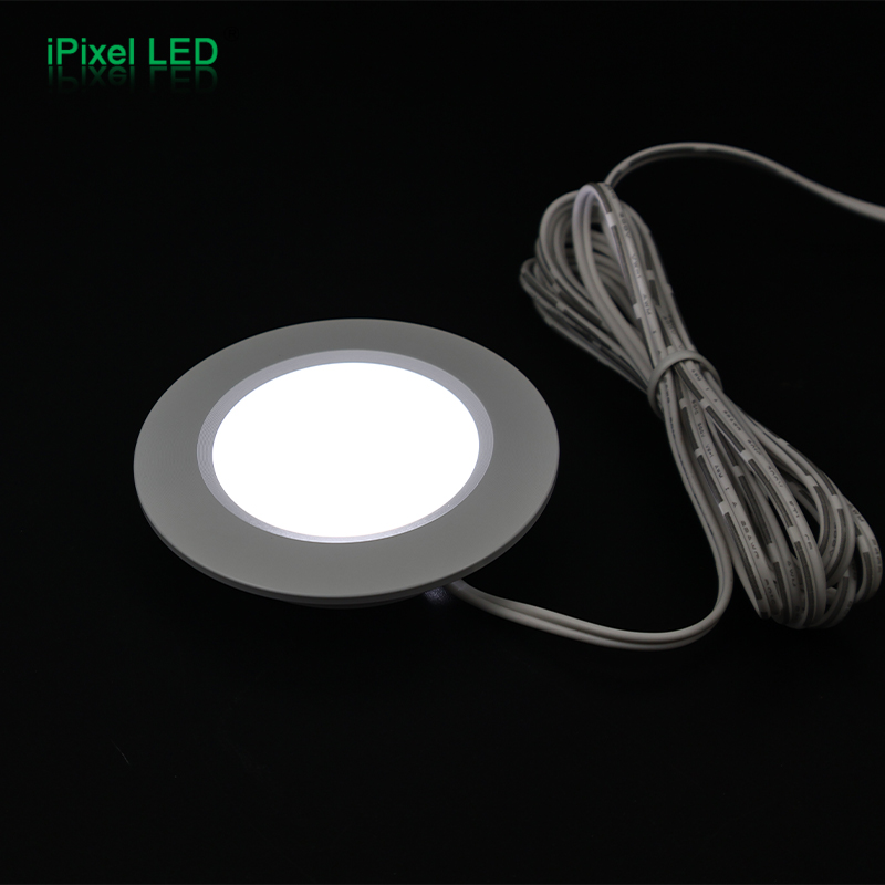 24V Recessed LED Puck Light for Cabinets – 6814