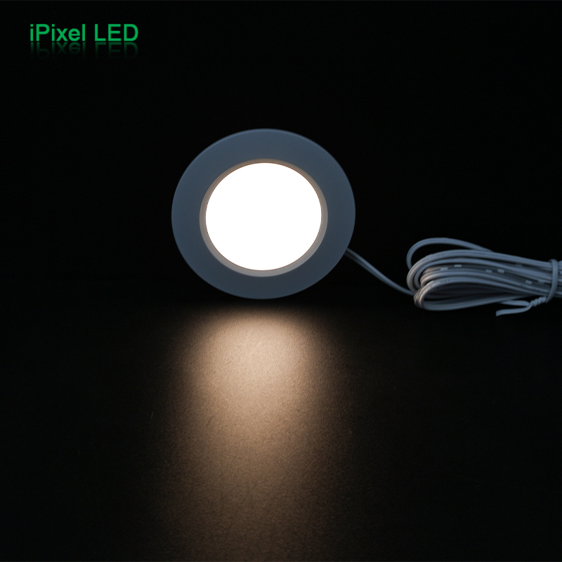 24V Recessed LED Puck Light for Cabinets – 6814