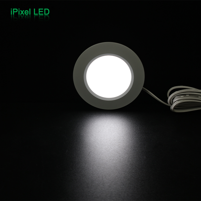 24V Recessed LED Puck Light for Cabinets – 6814